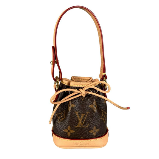 Louis Vuitton Monogram Bijou Sac Micro Noe Bag Brown