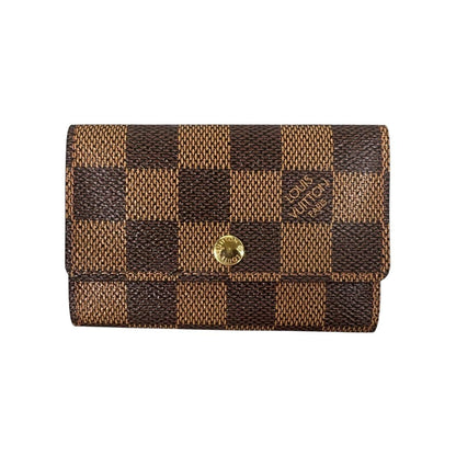 Louis Vuitton Damier Key Case for 6 Multicles 6 Brown Key Holder