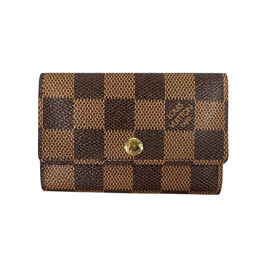 Louis Vuitton Damier Key Case for 6 Multicles 6 Brown Key Holder