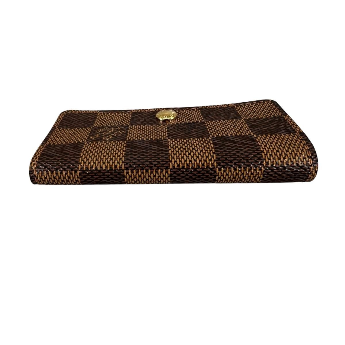 Louis Vuitton Damier Key Case for 6 Multicles 6 Brown Key Holder — view 4