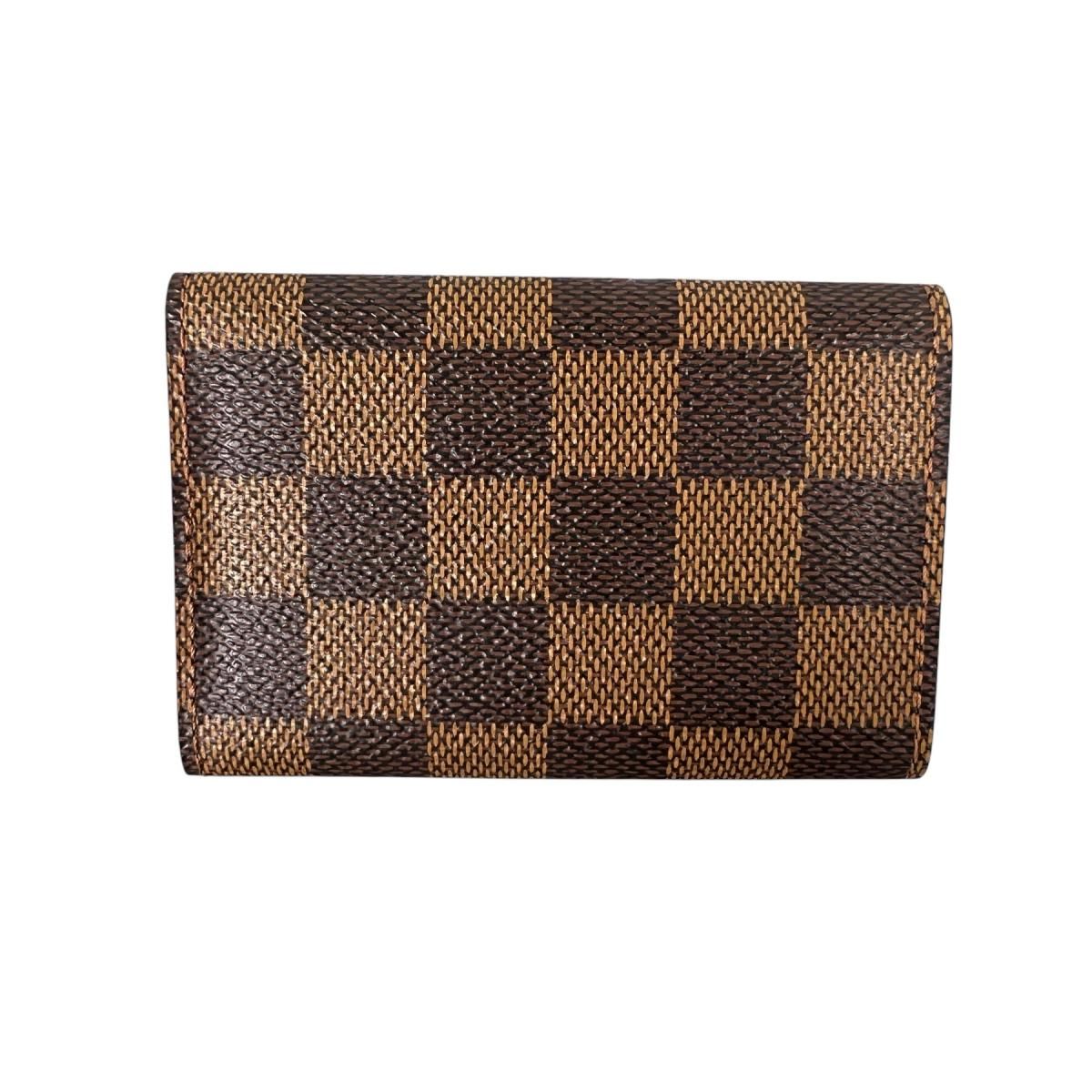 Louis Vuitton Damier Key Case for 6 Multicles 6 Brown Key Holder — view 2