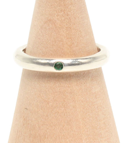 Tiffany & Co Ring Emerald Stacking Band Elsa Peretti