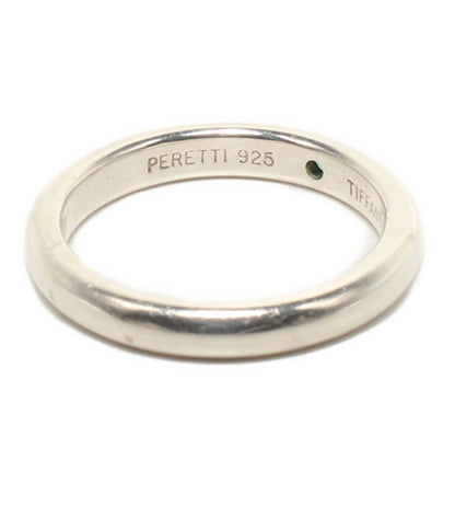 Tiffany & Co Ring Emerald Stacking Band Elsa Peretti — view 4