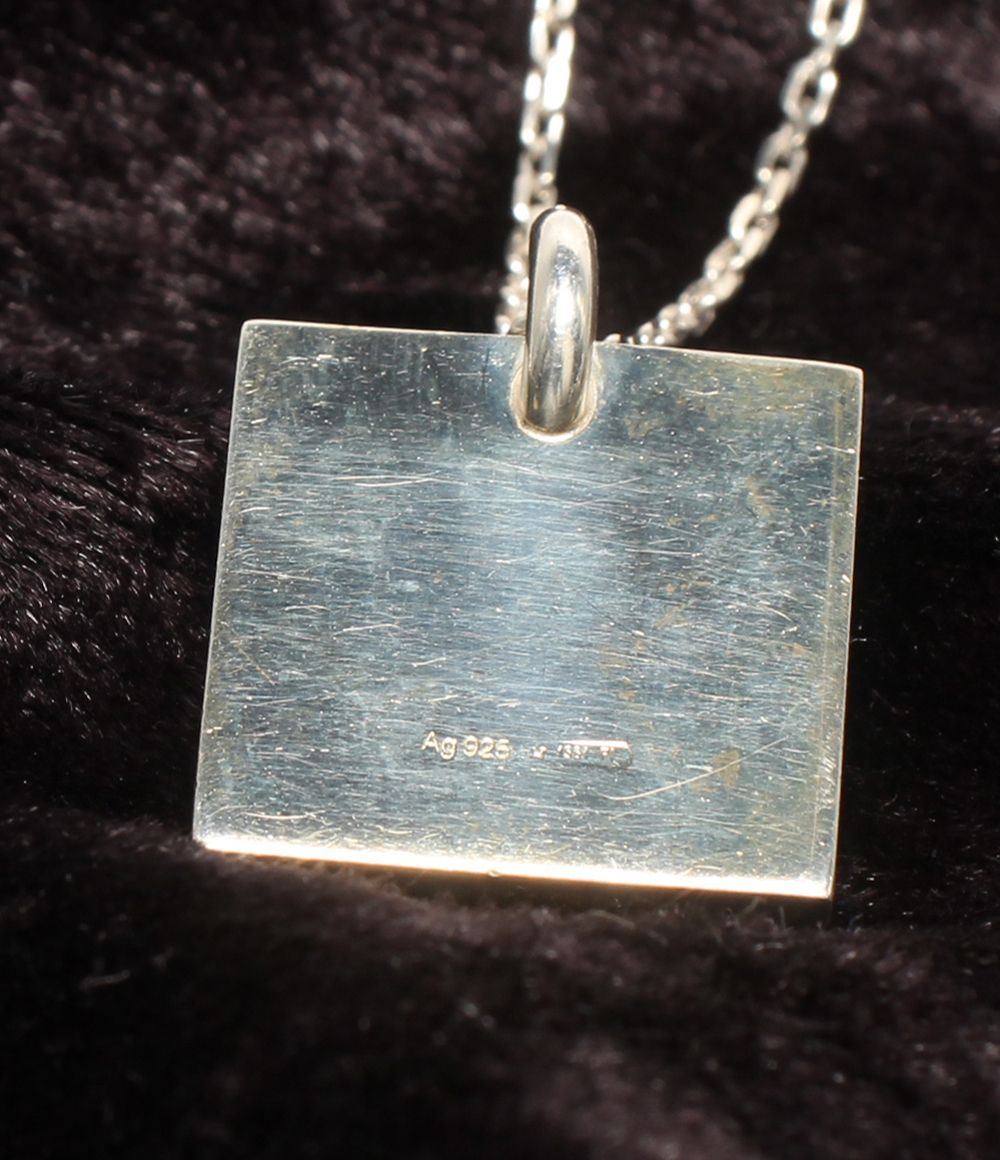 Gucci Necklace Logo Square Plate — view 6