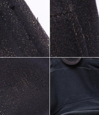 Chanel Tote Shoulder Gold Mixed Fiber Deauville — view 9