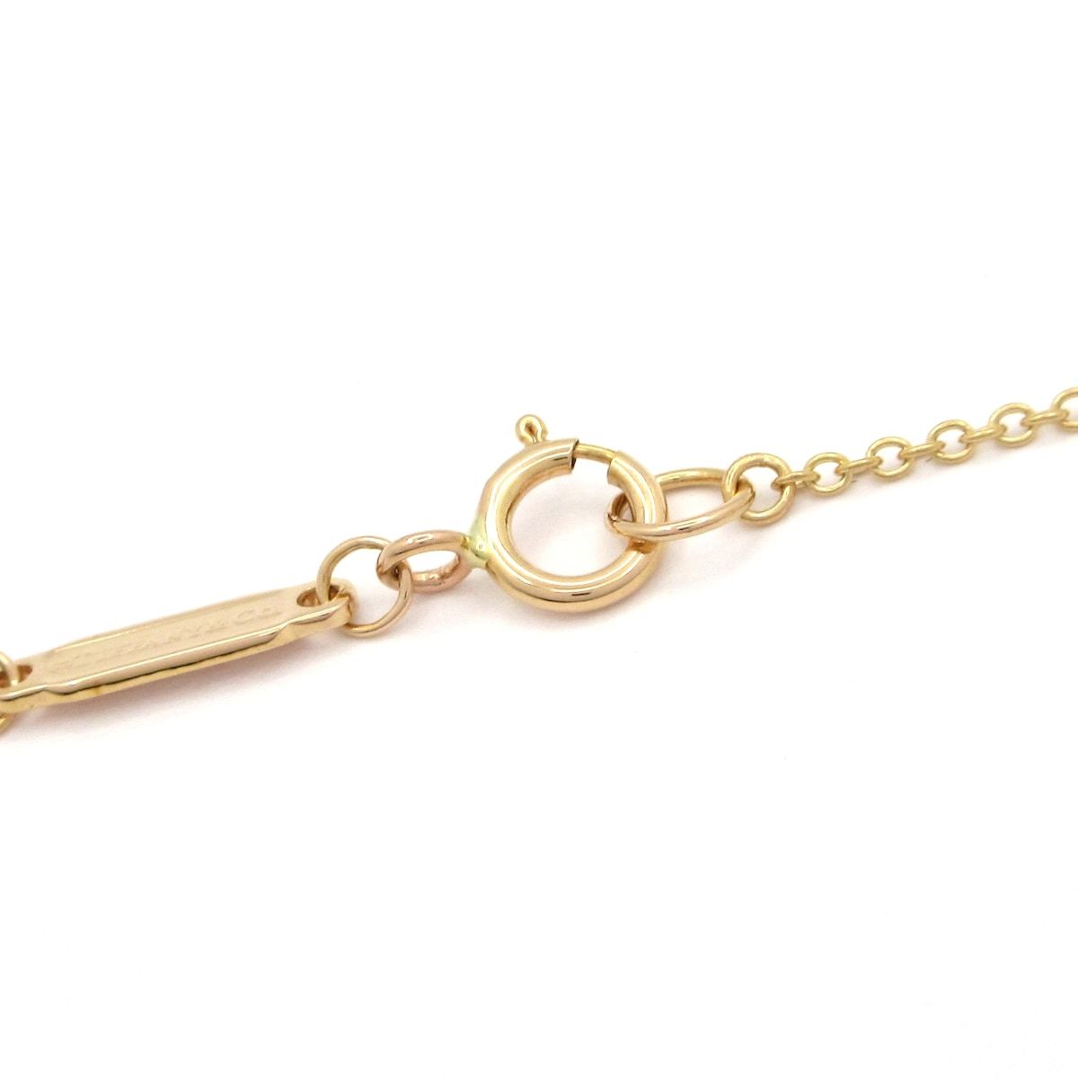 Tiffany & Co Necklace T Square 18k Pink Gold Diamond — view 4
