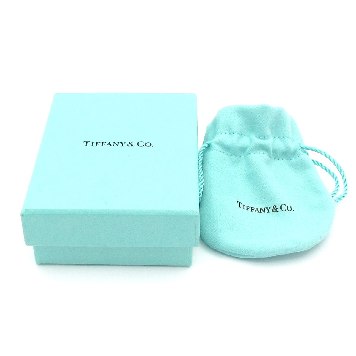 Tiffany & Co Necklace T Square 18k Pink Gold Diamond — view 7