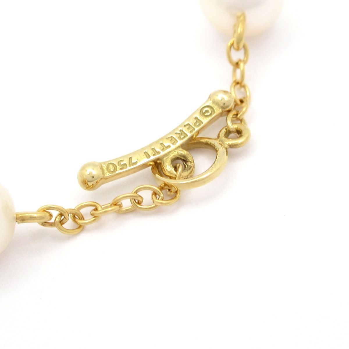 Tiffany & Co Bracelet by the Yard Station Pearl 18k Yellow Gold — view 4