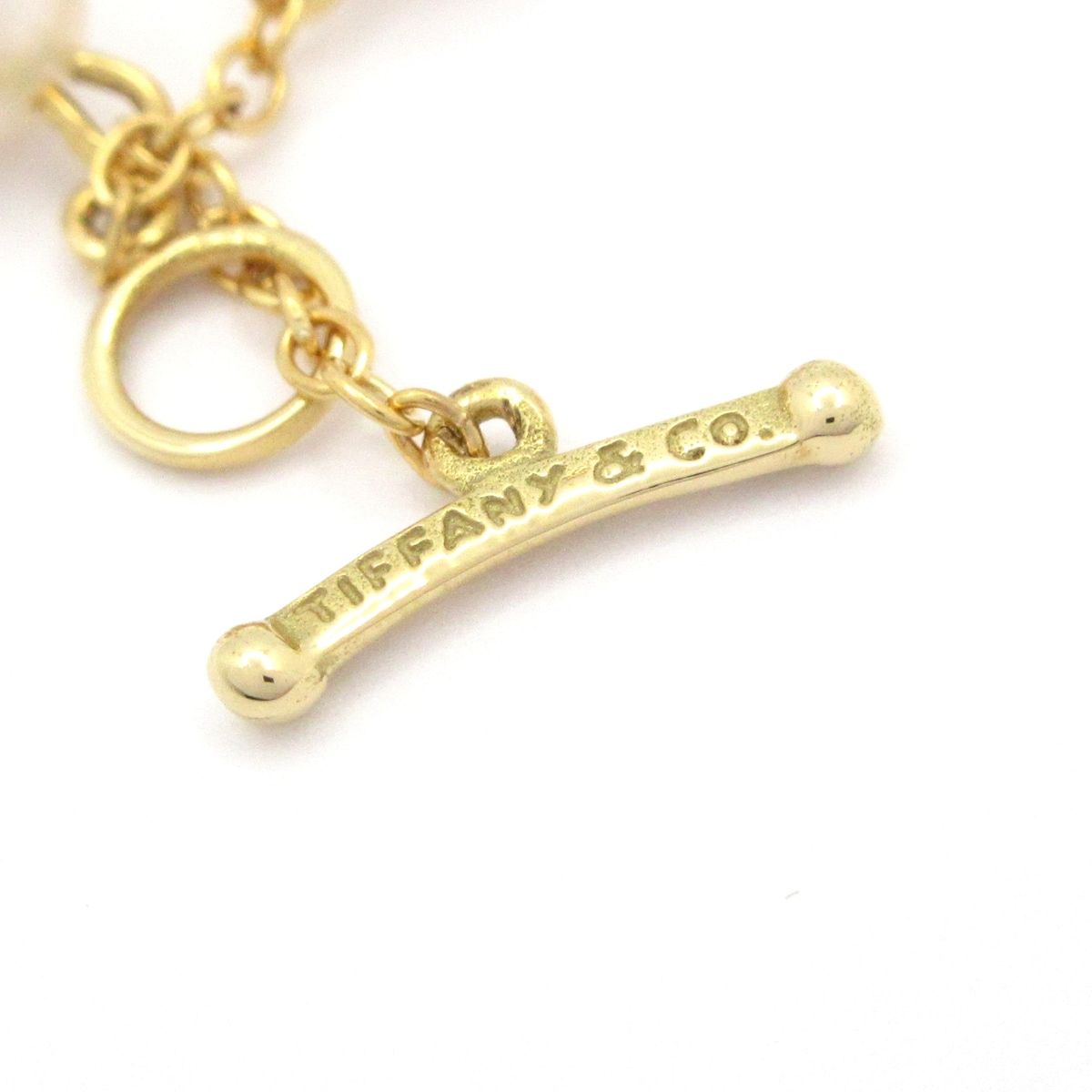 Tiffany & Co Bracelet by the Yard Station Pearl 18k Yellow Gold — view 5