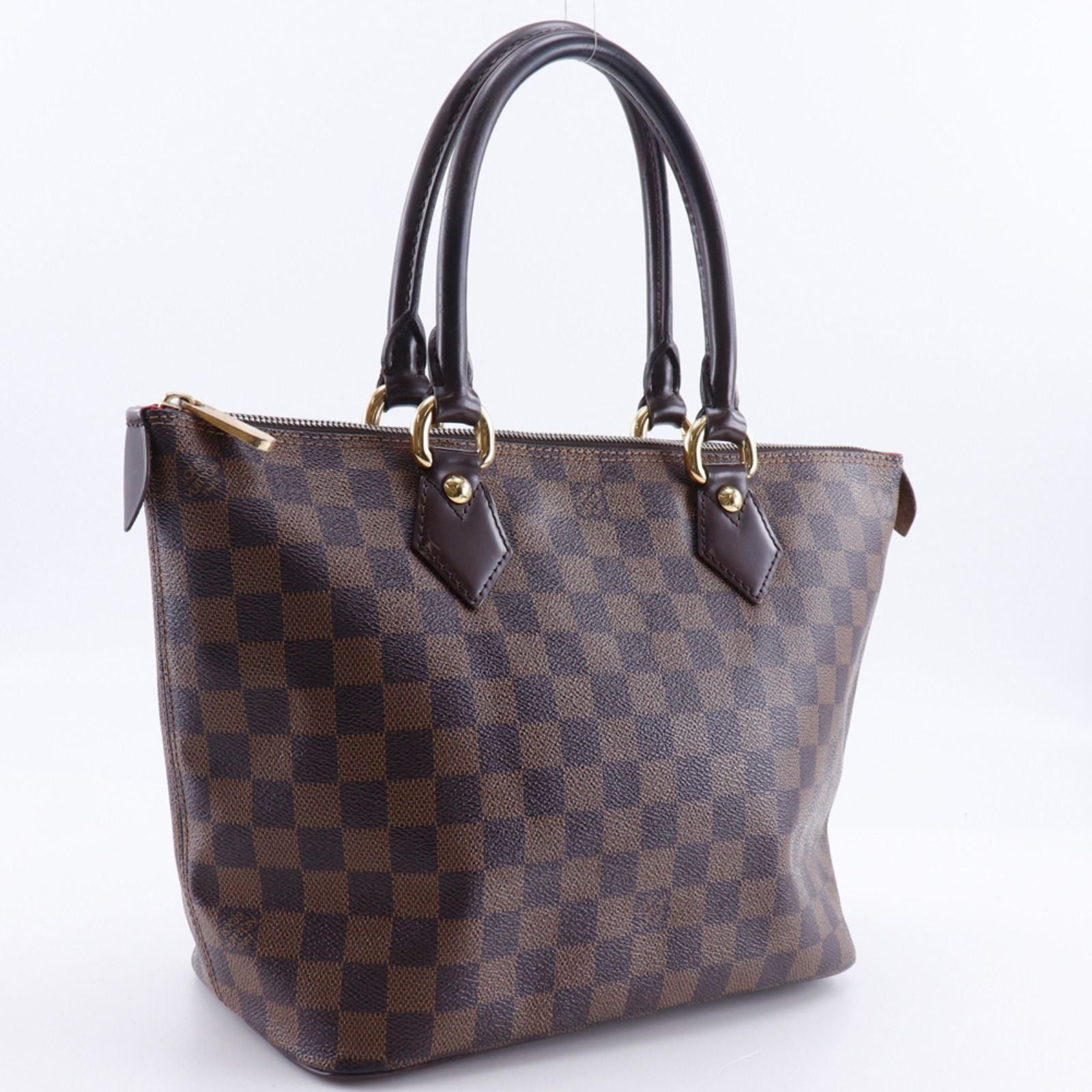 Louis Vuitton Saleya PM Damier Canvas Brown Tote — view 3