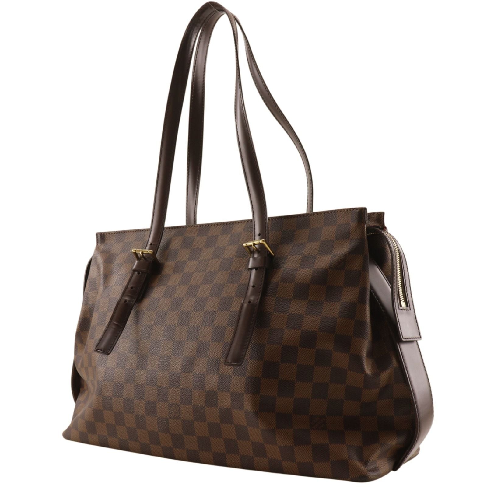 Louis Vuitton Chelsea Damier Canvas Brown Tote — view 2