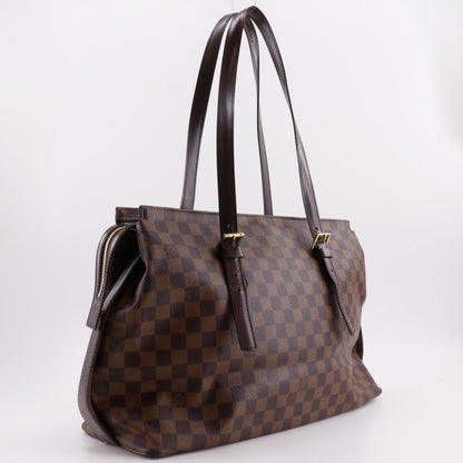 Louis Vuitton Chelsea Damier Canvas Brown Tote — view 3