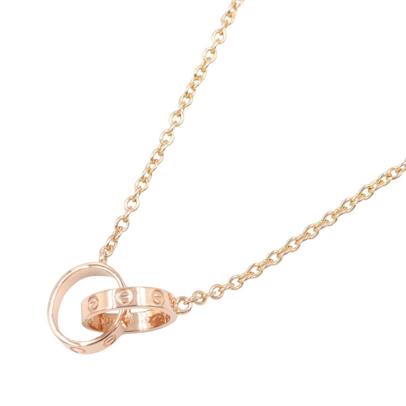 Cartier tee Necklace Baby Love Around the Cm 18k Pink Gold