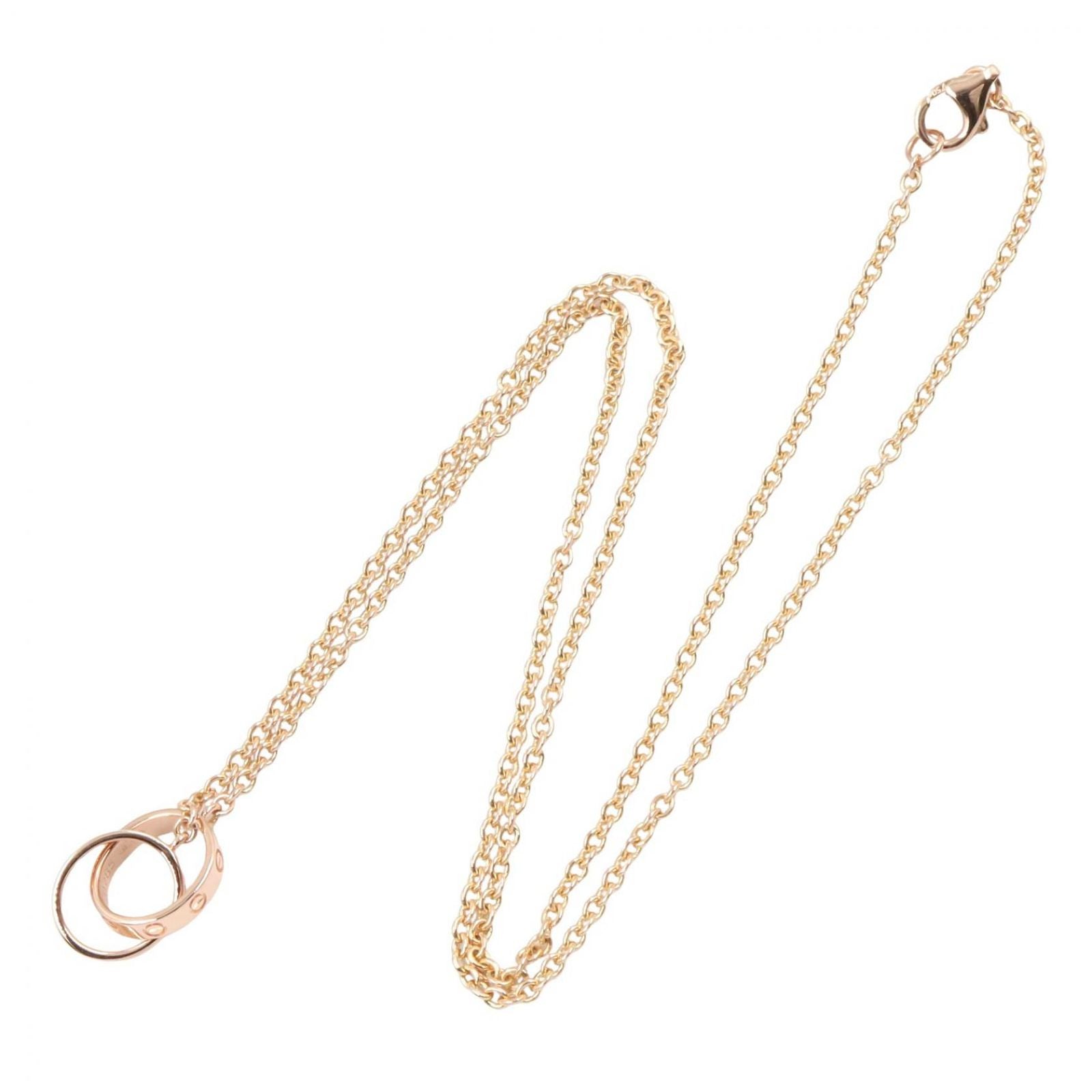 Cartier tee Necklace Baby Love Around the Cm 18k Pink Gold — view 2
