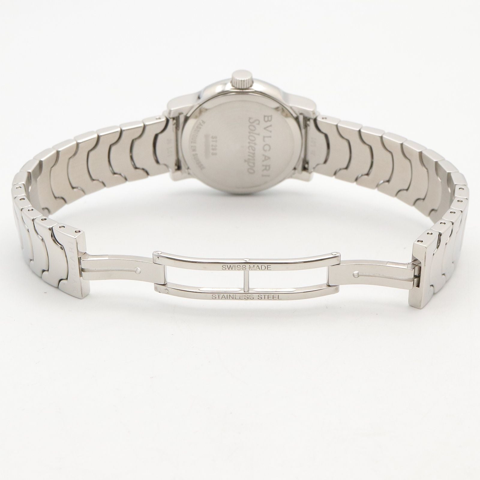 Bvlgari Watch Solo White Stainless Steel — view 4