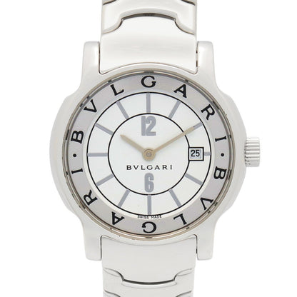 Bvlgari Watch Solo White Stainless Steel