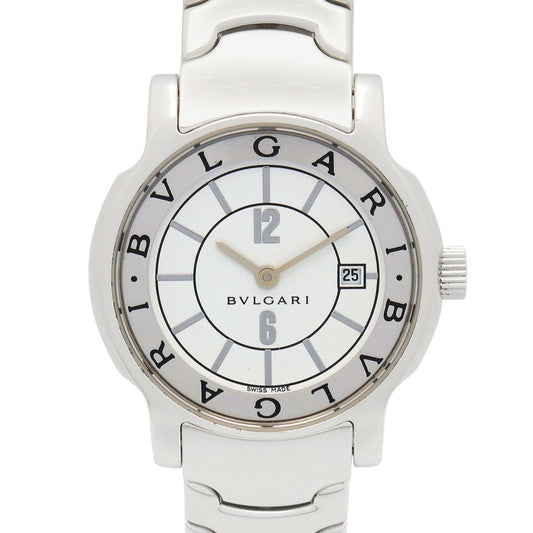 Bvlgari Watch Solo White Stainless Steel
