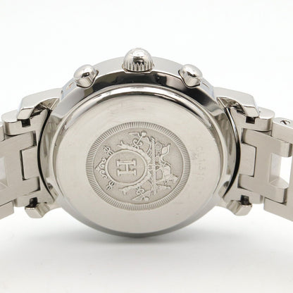 Hermes Watch Clipper Chrono Blue Stainless Steel is — view 5