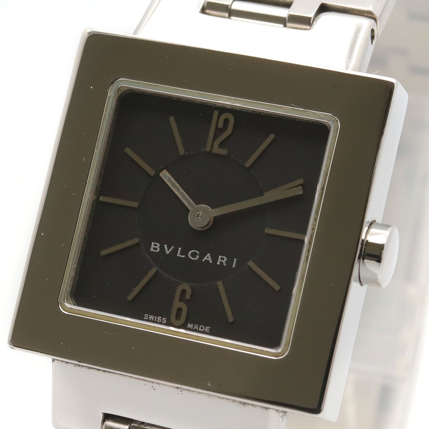 Bvlgari Watch Dos Black Stainless Steel — view 3
