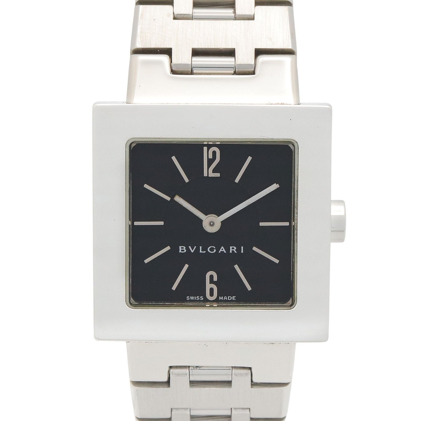 Bvlgari Watch Dos Black Stainless Steel