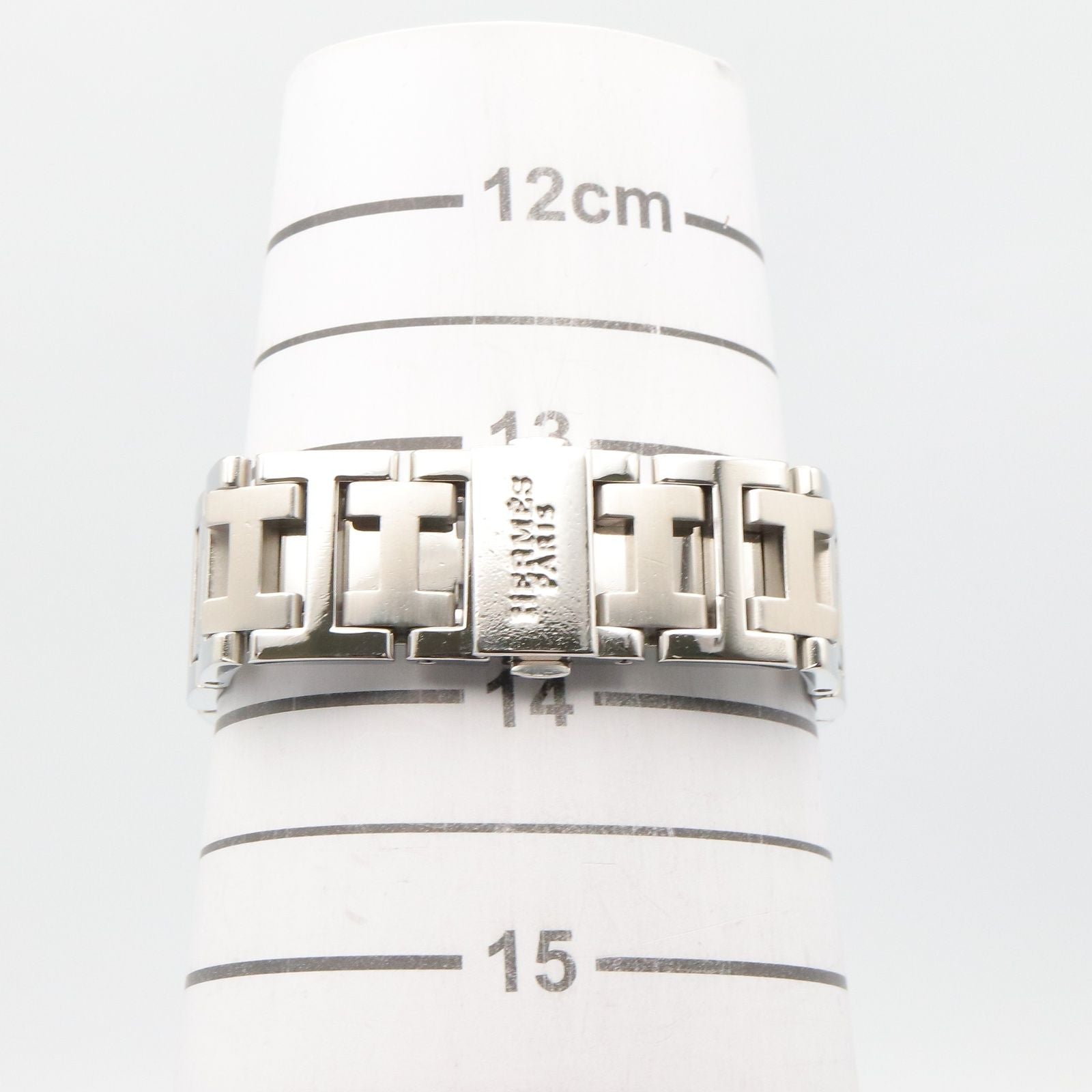Hermes Watch Clipper Silver Stainless Steel is — view 7