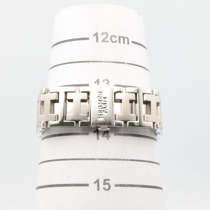 Hermes Watch Clipper Silver Stainless Steel is — view 7