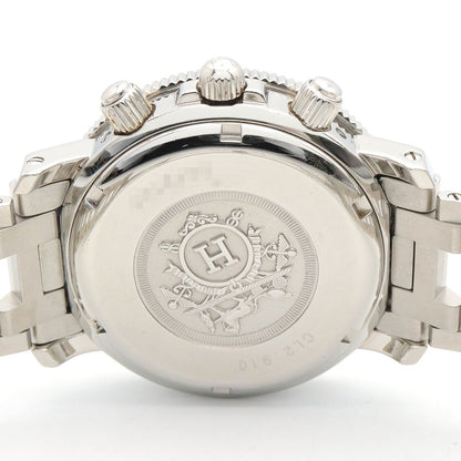 Hermes Watch Clipper Diver Chrono Black Stainless Steel — view 5