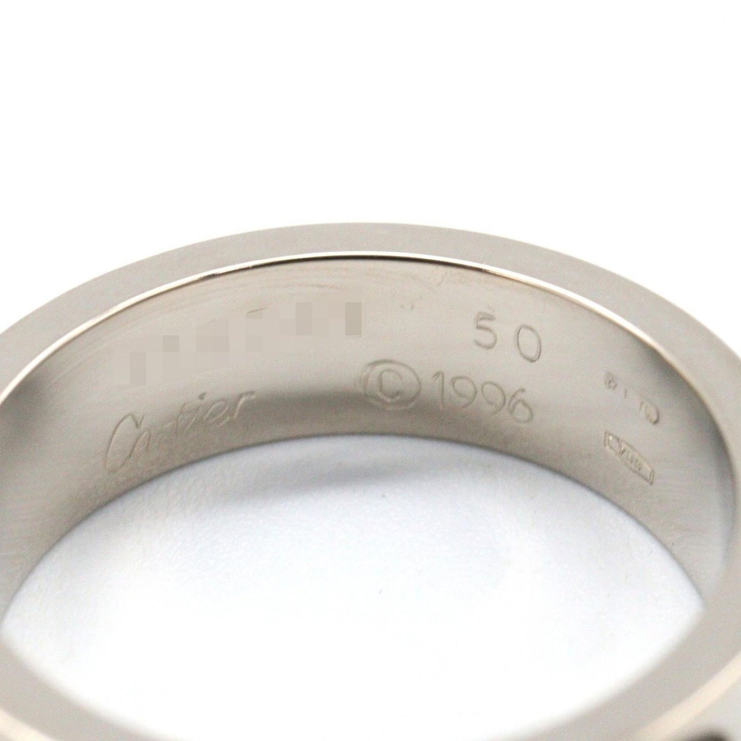 Cartier tee Ring Lovering 18k White Gold — view 3