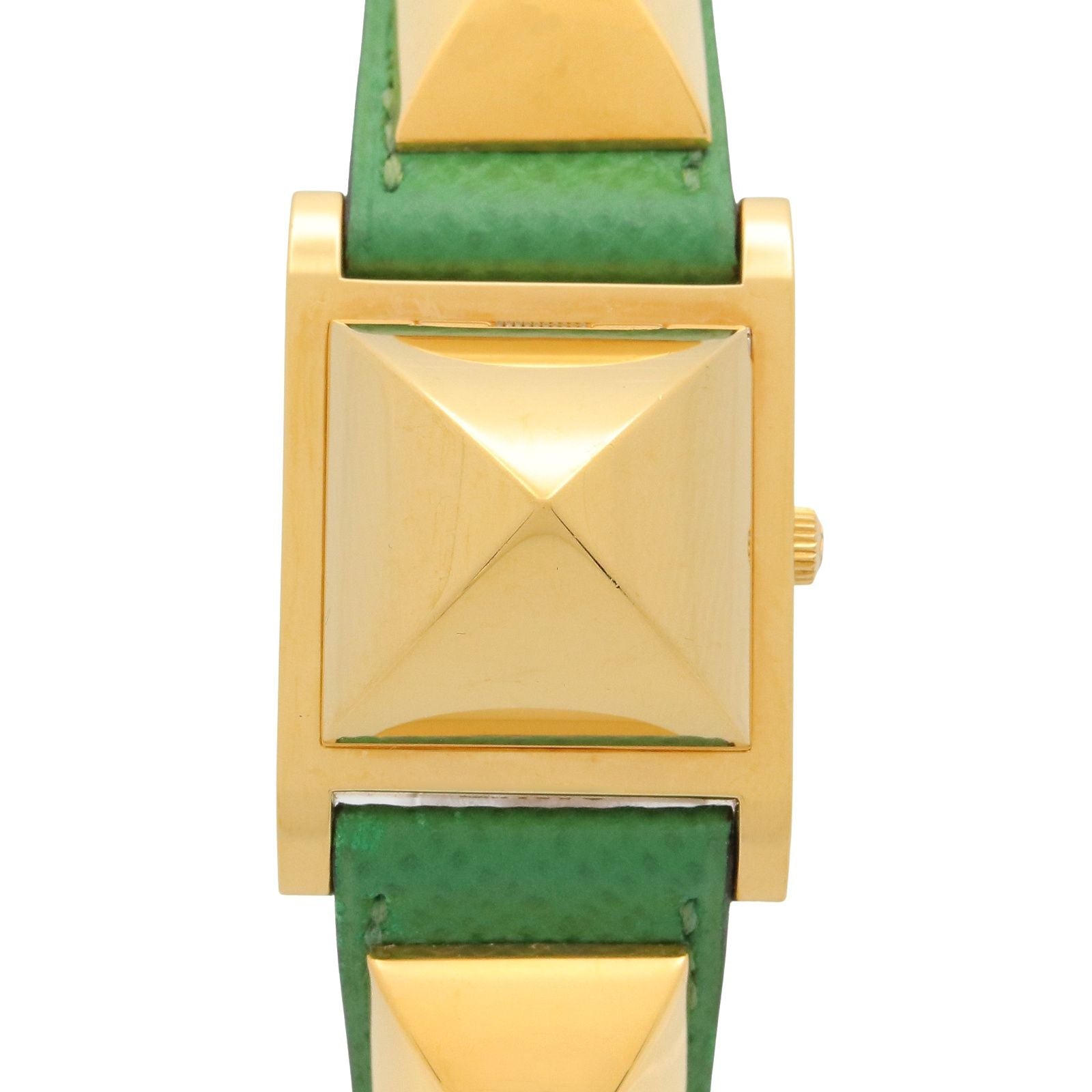 Hermes Watch Med White Leather
