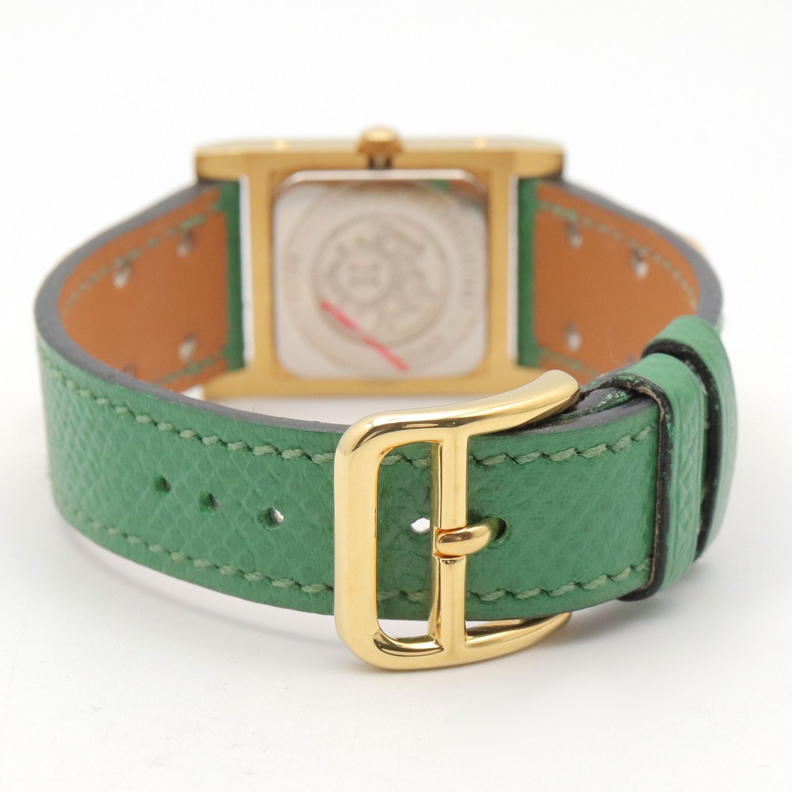 Hermes Watch Med White Leather — view 5