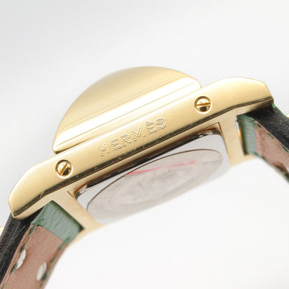 Hermes Watch Med White Leather — view 9