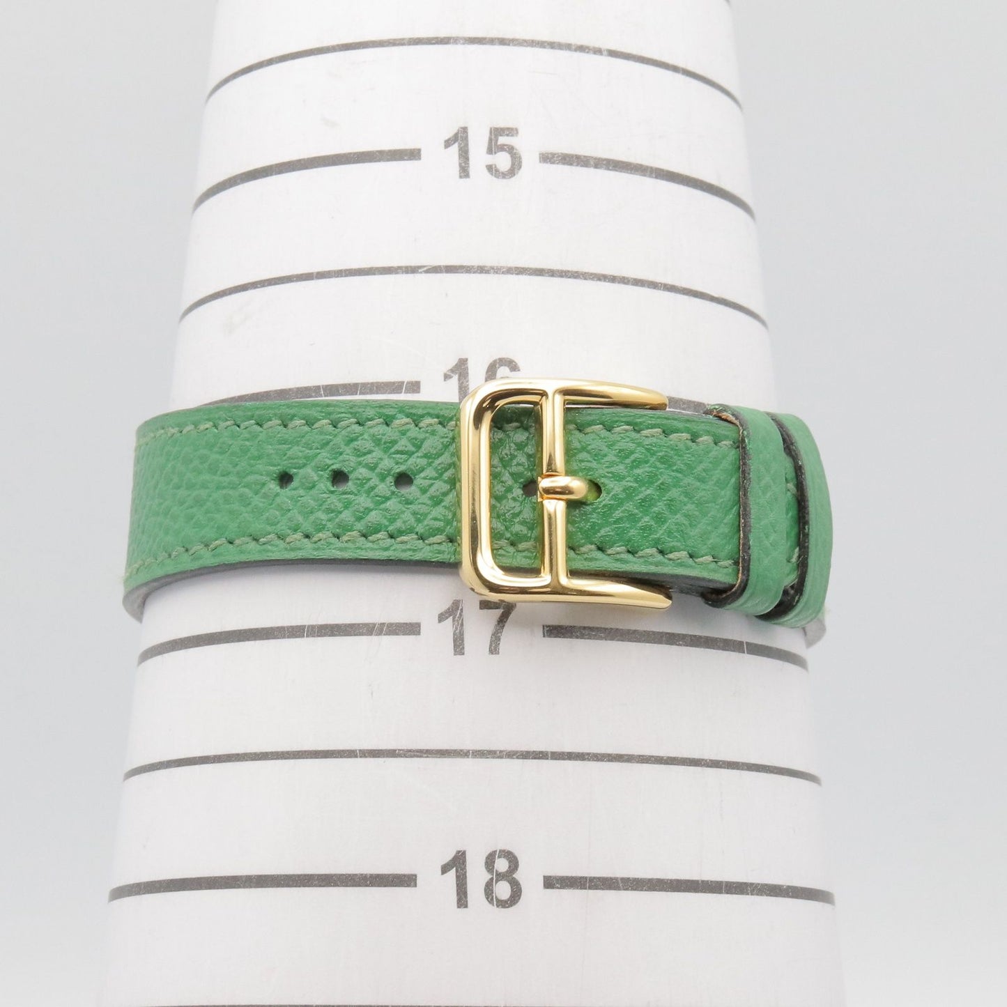 Hermes Watch Med White Leather — view 8