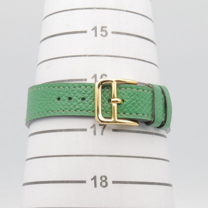Hermes Watch Med White Leather — view 8