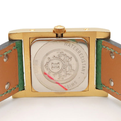 Hermes Watch Med White Leather — view 6