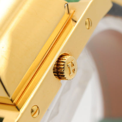 Hermes Watch Med White Leather — view 7