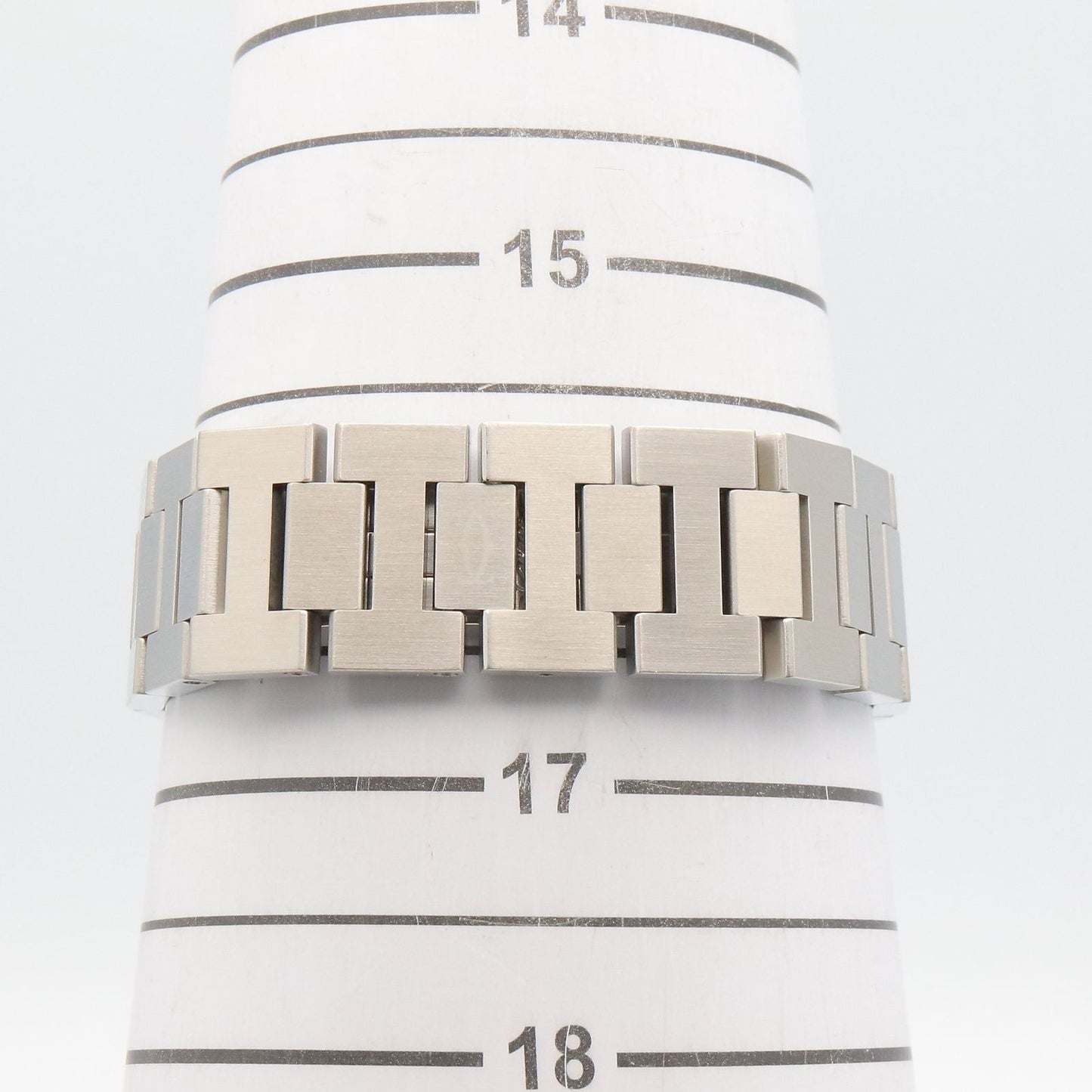 Cartier tee Watch Pasha C Chronograph Silver Stainless Steel is — view 7