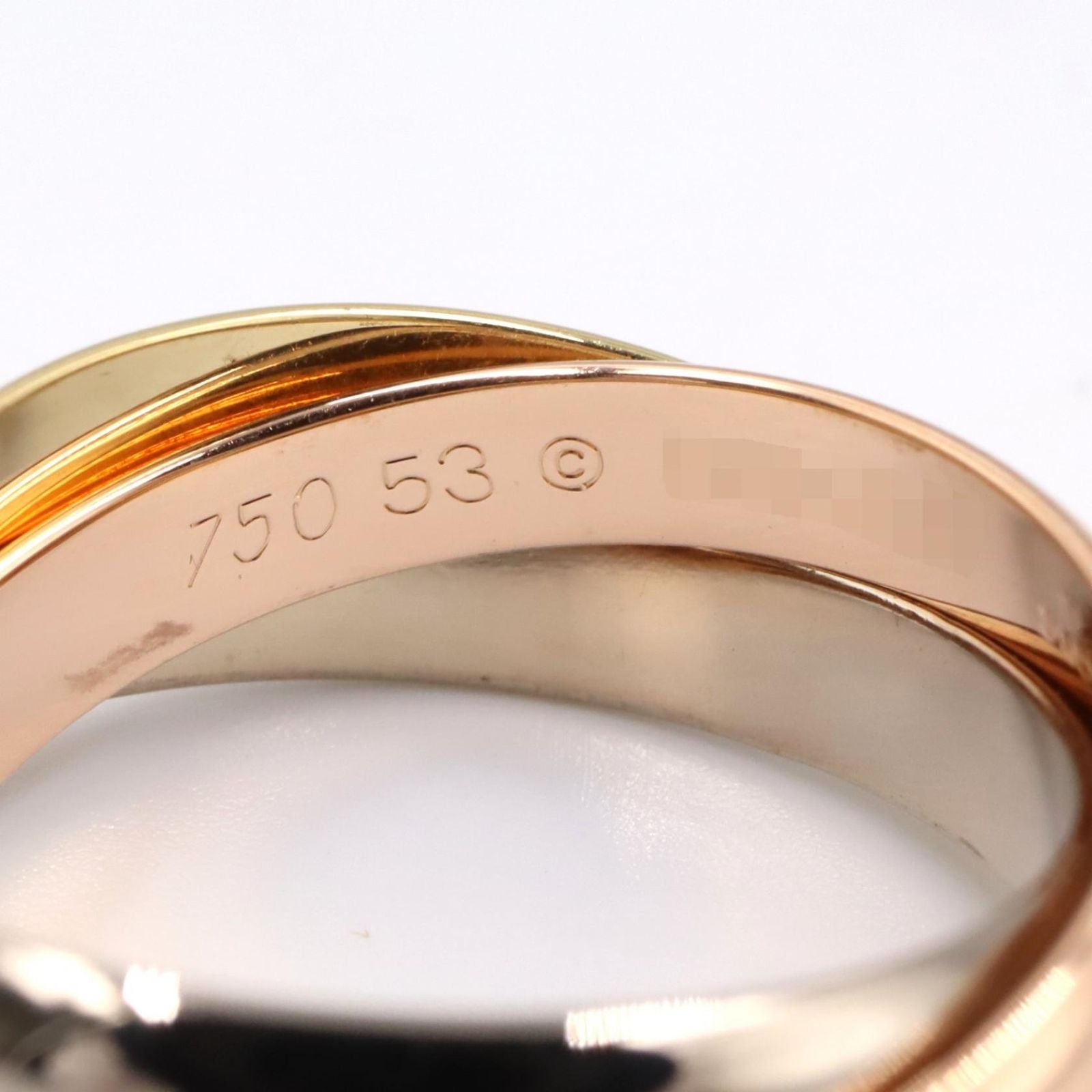 Cartier Ring Trinity 18k White Gold — view 3