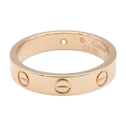 Cartier tee Ring Minilovering 18k Pink Gold Diamond — view 3