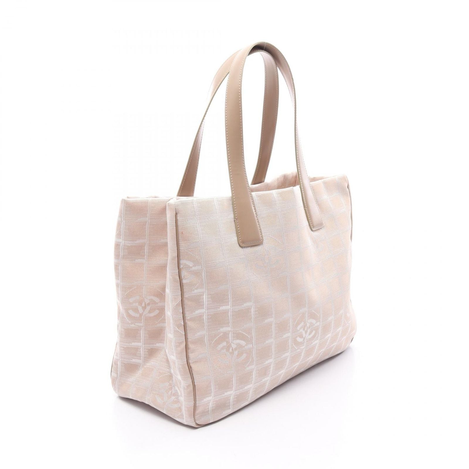 Chanel Tote New Travelline Beige Leather — view 2