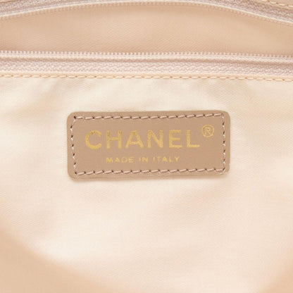 Chanel Tote New Travelline Beige Leather — view 4
