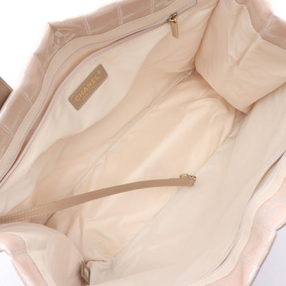 Chanel Tote New Travelline Beige Leather — view 3