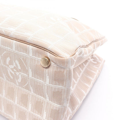 Chanel Tote New Travelline Beige Leather — view 6