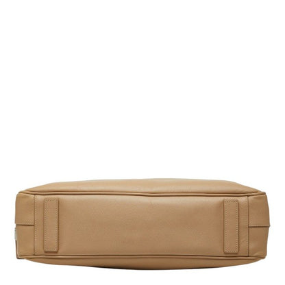 Prada Handbag Briefcase Business Beige Saffiano Leather — view 3