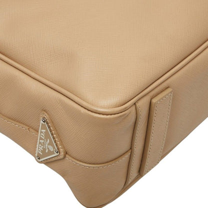 Prada Handbag Briefcase Business Beige Saffiano Leather — view 7
