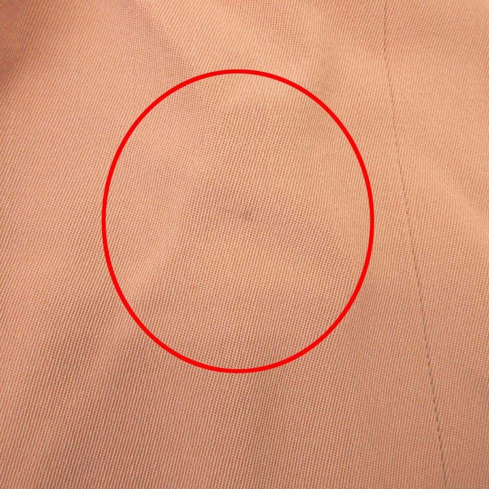 Hermes Vintage Wool Wrap Skirt Envelope Calf Length Semi Tight 40 Light Brown — view 8