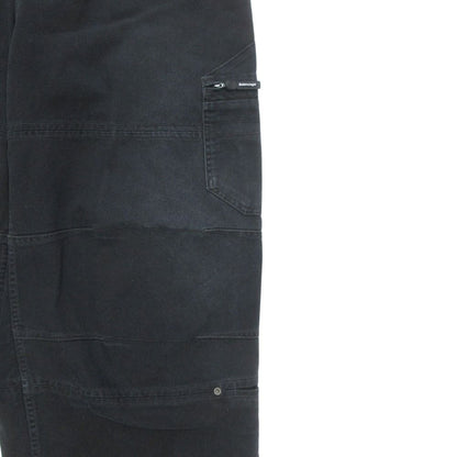 Balenciaga Soft Left Hand Wide Cargo Denim Pants Baggy L Black — view 8
