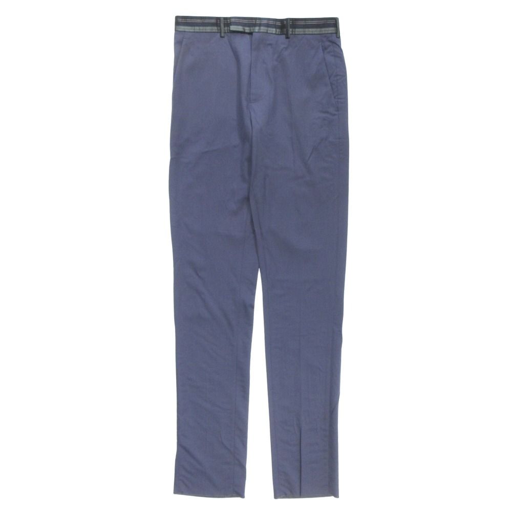 Dior Signature Logo Striped Wool Twill Trousers Pants Slim Waist Contrast 44