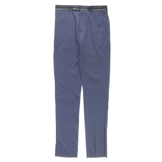 Dior Signature Logo Striped Wool Twill Trousers Pants Slim Waist Contrast 44