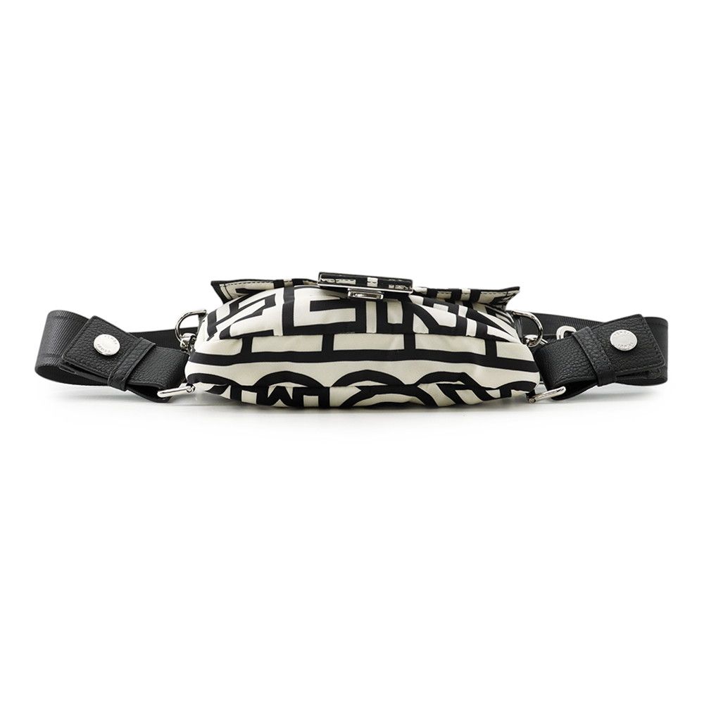 Fendi Belt Bag Zucca Bucket Mini Mark Jacobs Collaboration Nylon Black White — view 4