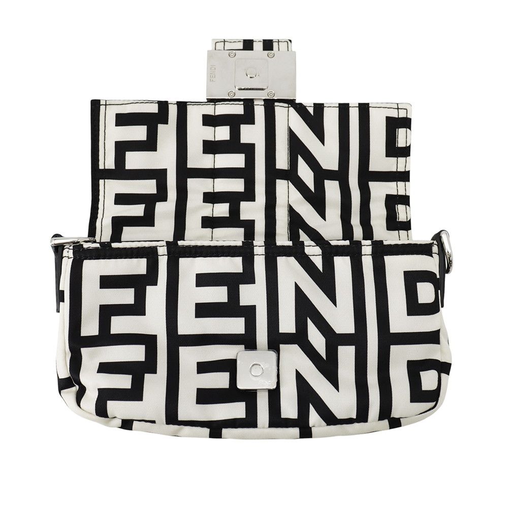 Fendi Belt Bag Zucca Bucket Mini Mark Jacobs Collaboration Nylon Black White — view 9